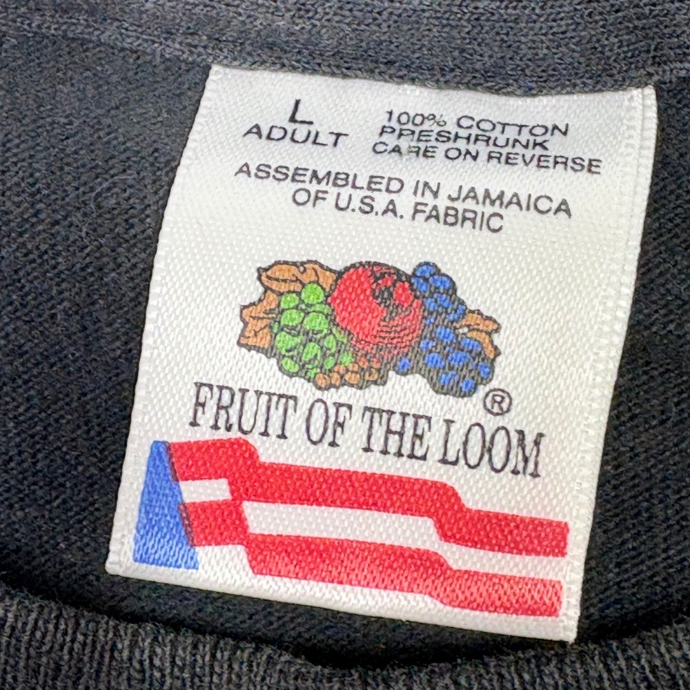 Vintage 90s Fruit of the Loom Greek Mythology All Over Print T-Shirt Large Black - Picture 6 of 11